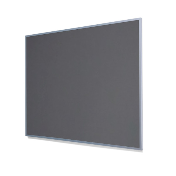 2204 Poppy Seed Colored Cork Forbo Bulletin Board with Narrow Light Aluminum Frame